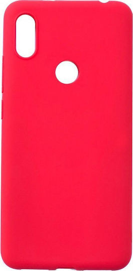 Flash Mat Back Cover Σιλικόνης Κόκκινο (Redmi 7)