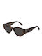 Retrosuperfuture Drew Mama Women's Sunglasses with Brown Tartaruga Plastic Frame and Brown Lens