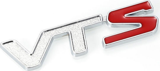 Стикери Знаци Кола Хром VTS Citroen 10 x 2.5см 1бр
