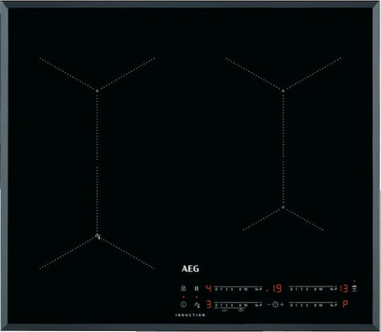 AEG Induction Cooktop Autonomous with Child Lock Function 59x52εκ.