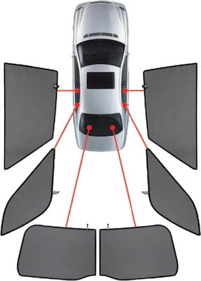 CarShades Πλαϊνά Σκίαστρα Αυτοκινήτου για Audi Q5 Πεντάπορτο (5D) 6τμχ