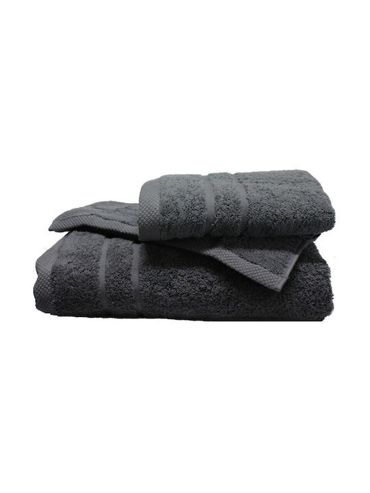 24home.gr Hand Towel Dora 40x60cm Grey Weight 6...