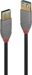 Lindy 36760 USB 3.0 USB-A Женски към USB-A Мъжки 0.5м