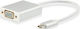 Equip Μετατροπέας USB-C male σε VGA female Ασημί 1τμχ 133451