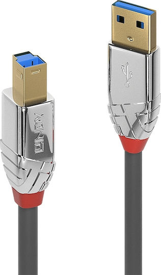 Lindy USB 3.0 Kabel USB-A-Stecker - USB-B-Stecker Schwarz 3m 36663