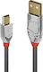 Lindy 0.5m USB 2.0 Cable A-Male to mini B-Male Gray (36630)