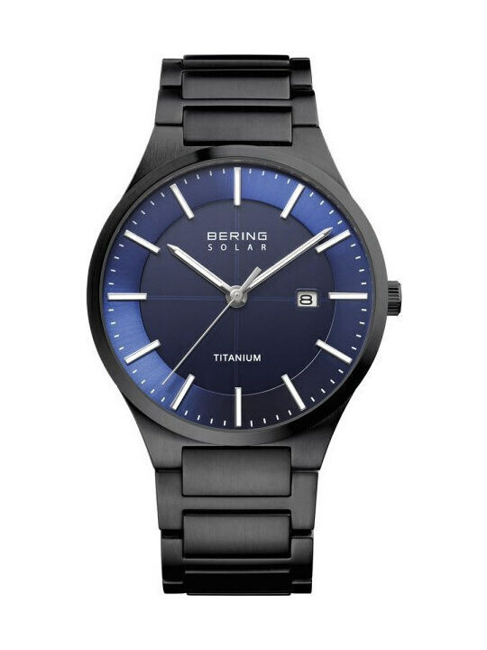 Bering Time Slim Solar Ρολόι Solar με Μεταλλικό Μπρασελέ Bering Time Slim Solar Ρολόι Solar με Μεταλλικό Μπρασελέ