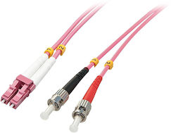 Lindy 46351 Fibră Optică LC-ST 2m Roz