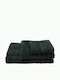 Anesis 3pc Bath Towel Set Pennie 02081 Black