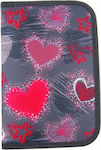 Next Hearts Pencil Case Full with 1 Compartment Multicolored