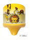 Rabalux Plastic Kids Wall Light Leon Yellow