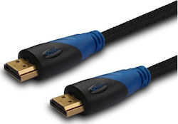 Savio CL-07 HDMI 1.4 Geflochten HDMI-Stecker - HDMI-Stecker 3m Schwarz Savio CL-07 HDMI 1.4 Geflochten HDMI-Stecker - HDMI-Stecker 3m Schwarz