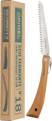 Opinel No.18 Saw Pocket Knife Brown with Sheath