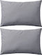 vidaXL Sofa Cushion Gray 2pcs 40x40cm.