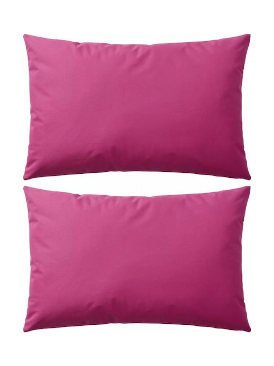 vidaXL Sofa Cushion Fuchsia 2pcs 40x40cm.