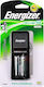 Energizer ACCU Recharge Mini Charger 2 Batteries Ni-MH Size AA/AAA Set with 2x AA 2000mAh