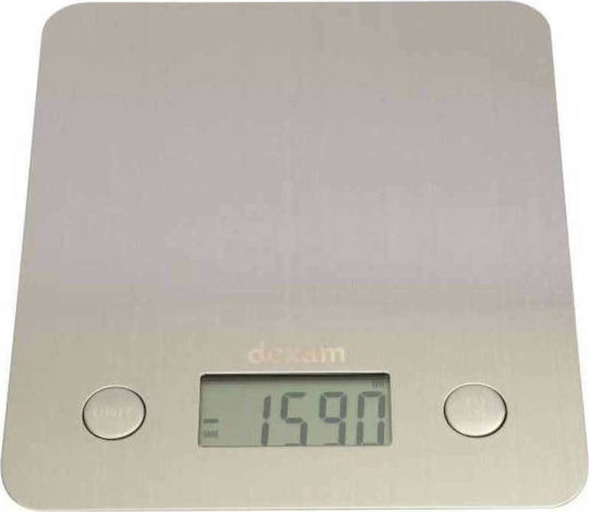 Dexam 17851181 Digitale Küchenwaage bis 5kg Stahl
