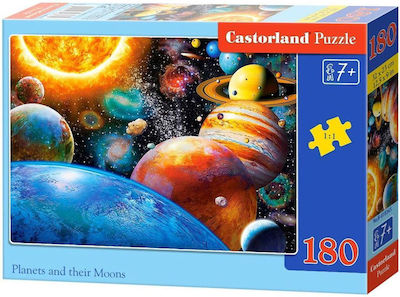 Puzzle pentru Copii Planet & Their Moons pentru 7++ Ani 180buc Castorland