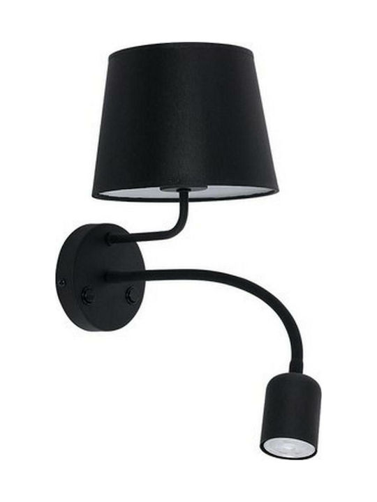 TK Lighting Maja Lamp Wall with Socket E27 Blac...