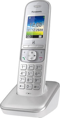 Panasonic KX-TGH710 Cordless Phone with Speaker Silver