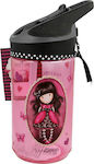 Santoro Kids Plastic Water Bottle Pink 480ml