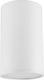 TK Lighting Office Circle Single Spot with Socket E27 in White Color