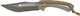 K25 31574 Джобно ножче Survival Кафяв в Калъф