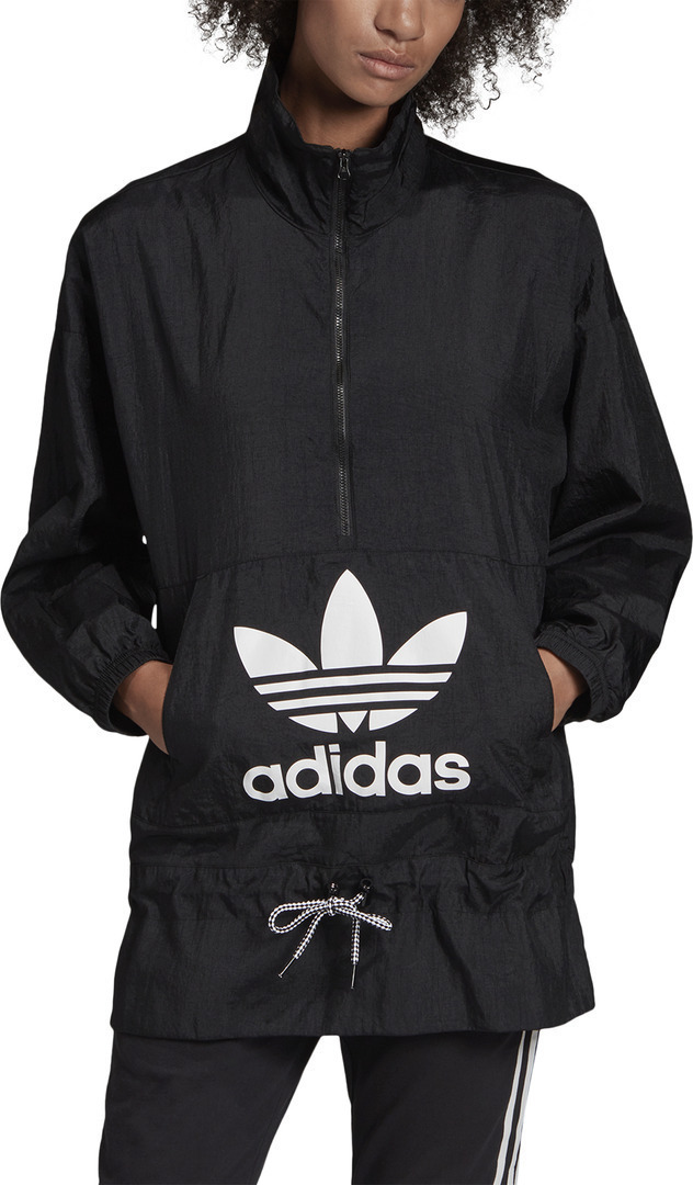 black adidas windbreaker