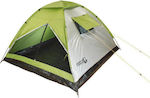 Panda Junior Plus II Sommer Campingzelt Iglu Grün für 3 Personen 205x205x130cm.