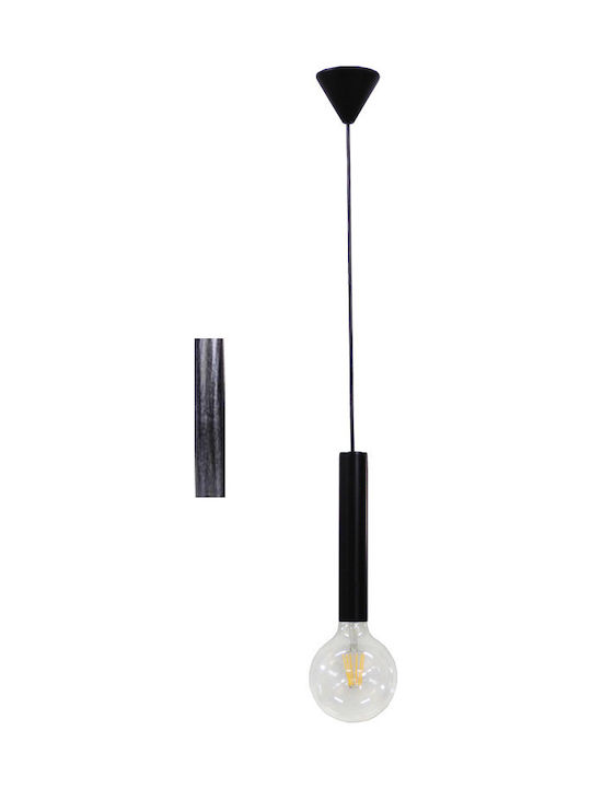 Heronia Adjustable Pendant Light Silver with Socket E27 80x80cm