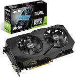 Asus GeForce RTX 2060 6GB GDDR6 Dual Evo OC Κάρτα Γραφικών