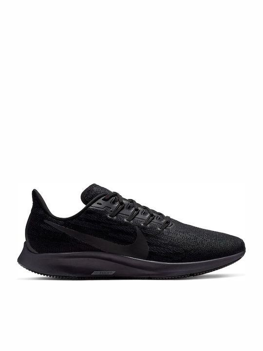 Nike Air Zoom Pegasus 36 Ανδρικά Αθλητικά Παπούτσια Running Black / Oil Grey / Thunder Grey