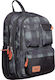 KalGav X-Bag School Bag Backpack Junior High-High School Black with Water Bottle Holder 30Liters