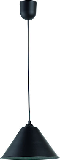 ArkoLight Κρεμαστό Φωτιστικό Μαύρο με Ντουί E27 22x22εκ.