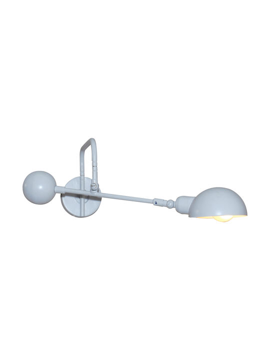 Home Lighting Oliver Modern Lampă de Perete cu Soclu E14 Alb Lățime 15cm