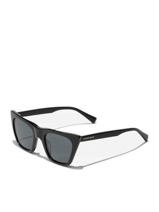Hawkers Hypnose Дамски Слънчеви очила с Черно Пластмасов Рамка и Черно Леща