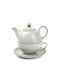 Salt & Pepper Artisan Set de Ceai cu Cană Ceramic Verde 2buc