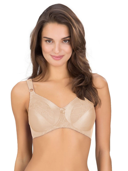 Kom Martina Minimizer Bra (D Cup) Beige