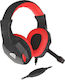 Genesis Argon 110 On Ear Gaming Headset με σύνδεση 3.5mm Κόκκινο