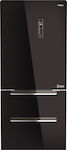 Teka RFD 77820 GBK Black Crystal Ψυγείο Ντουλάπα 535lt Total NoFrost Υ189.8xΠ83.3xΒ68.5εκ. Μαύρο