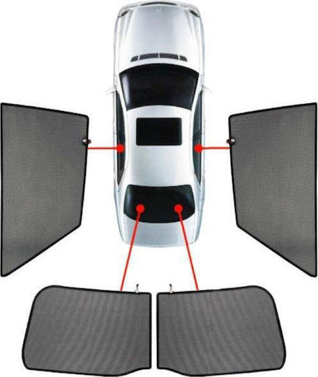 CarShades Πλαϊνά Σκίαστρα Αυτοκινήτου (Typ 8P) 03-12 για Audi A3 Τρίπορτο (3D) 4τμχ