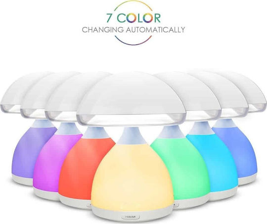 Huian Φωτιστικό Mushroom Lamp LED RGB Μανιτάρι