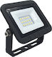 Atman Στεγανός Προβολέας LED 10W Θερμό Λευκό 3000K IP65