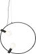 Ondaluce Bolla Pendant Light Two-Light for Socket E27 Black