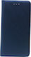 Buchen Sie Synthetisches Leder Magnetisch Blau (Galaxy J3 2016)