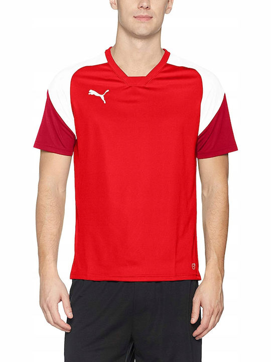 Puma Esito 4 Men's Athletic T-shirt Short Sleeve Red