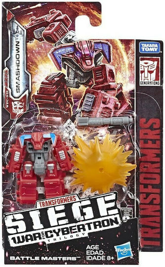 Action Figure Generations WFC Battle Master Smashdown Transformers for 8+ years old Years 6cm.