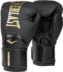 Everlast Elite II Γάντια Πυγμαχίας για Αγώνα Μαύρα Everlast Elite II Γάντια Πυγμαχίας για Αγώνα Μαύρα