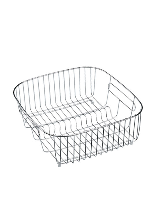 Carron Phoenix Over Sink Dish Draining Rack from Stainless Steel in Silver Color 39x32x15cm