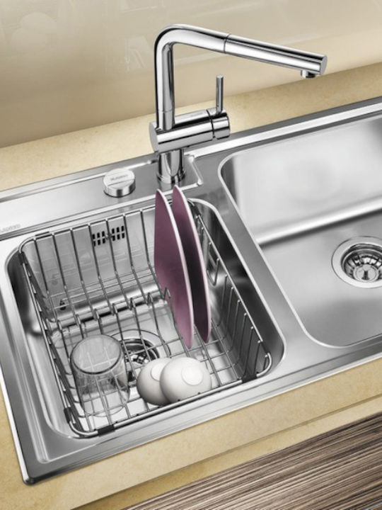 Blanco Subline Sink Strainer Inox Silver 35.1x25.1cm